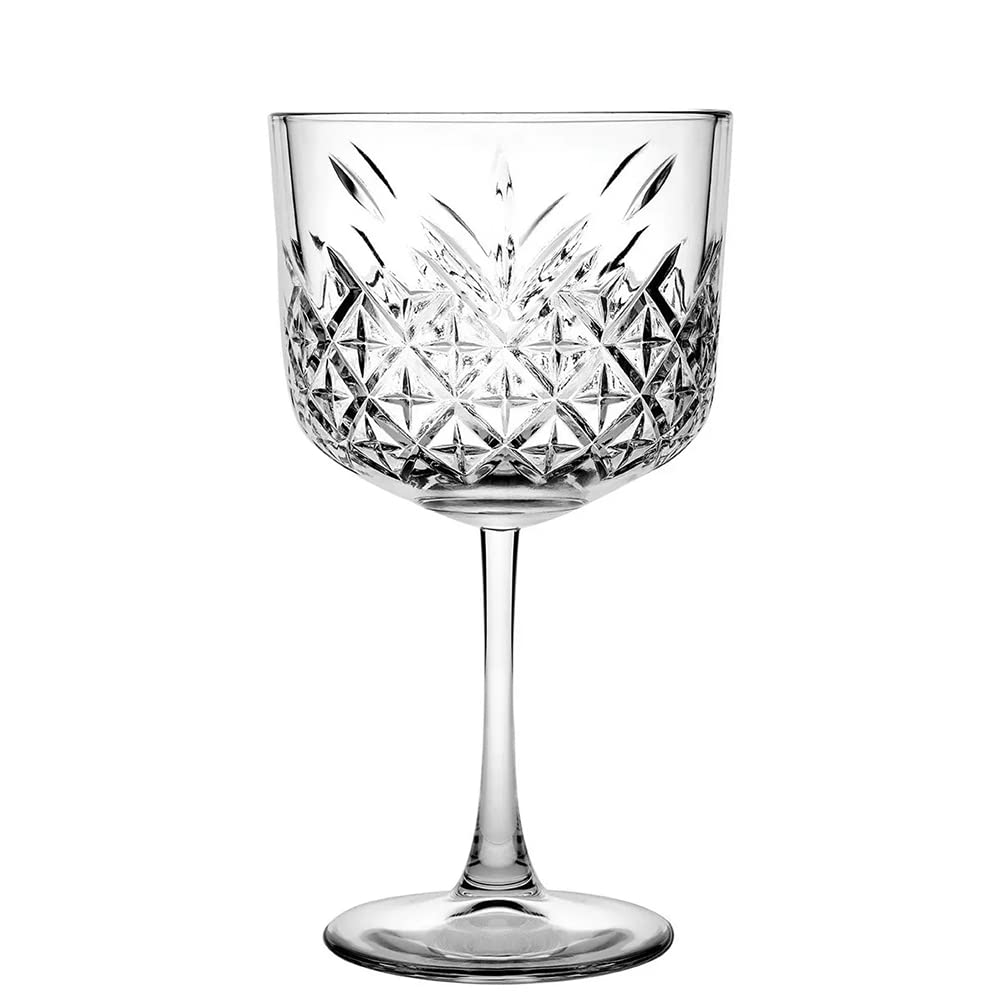 Pasabahce, Bicchieri da cocktail, 4 pezzi, in stile vintage, senza tempo e stabili, capacità ca. 500 ml (fino al bordo superiore)