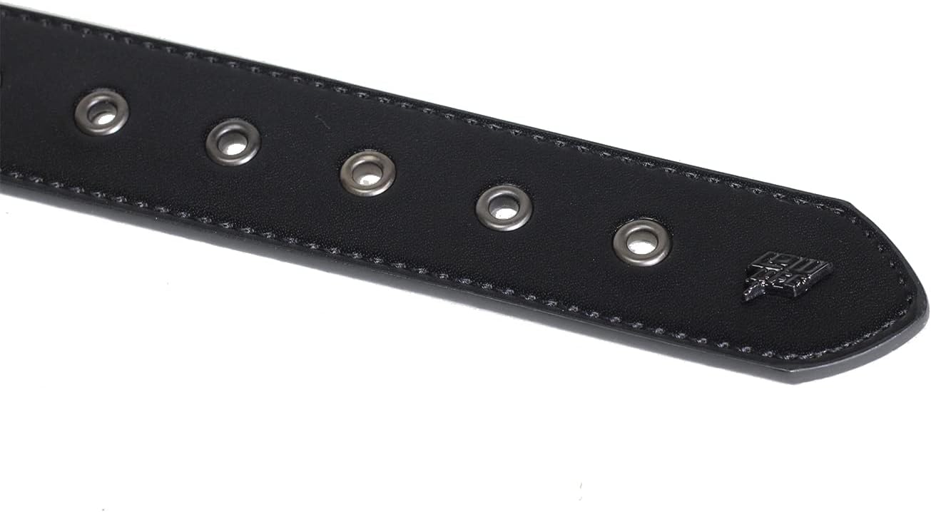 Lowlife/ローライフ　トリプル　スタッズ　ブラック＆ホワイト　ベルト (ラージ)