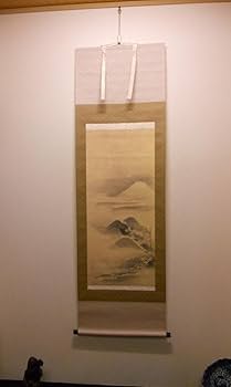 真作/狩野探幽/鴨の図/絹表装/布袋屋掛軸HH-508 真作】//狩野探幽/鴨の図/絹表装/布袋屋掛軸HH-508