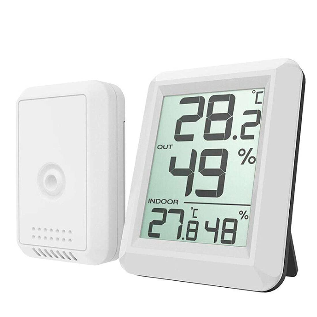 Higrometr do użytku wewnętrznego i zewnętrznego Elektroniczny miernik temperatury i wilgotności Cyfrowy termometr Narzędzia do testowania pogody