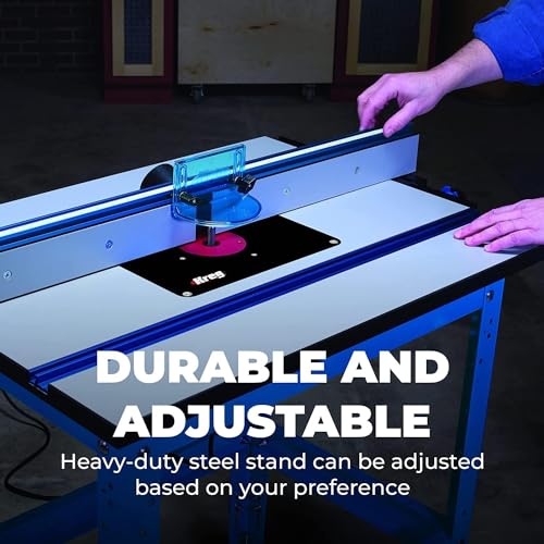 Image of Kreg PRS1045 Precision Router Table System - Self-Squaring Fence System - Sits on Precision Router Table Top - Carpentry Tools & Accessories