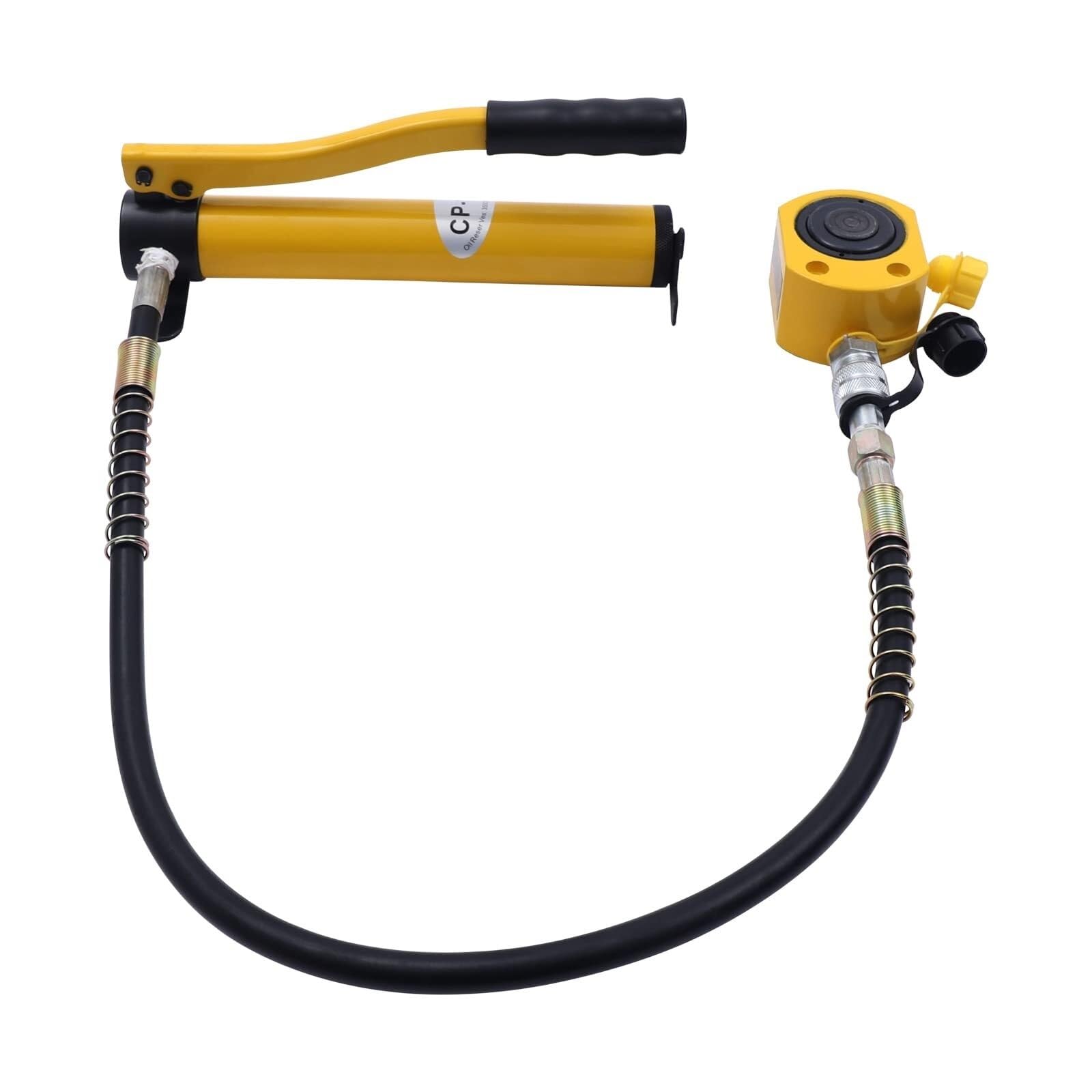 Podnośnik hydrauliczny, niskoprofilowy zestaw zasilania 20T z ręczną pompą ręczną CP-180, cylinder wielosegmentowy