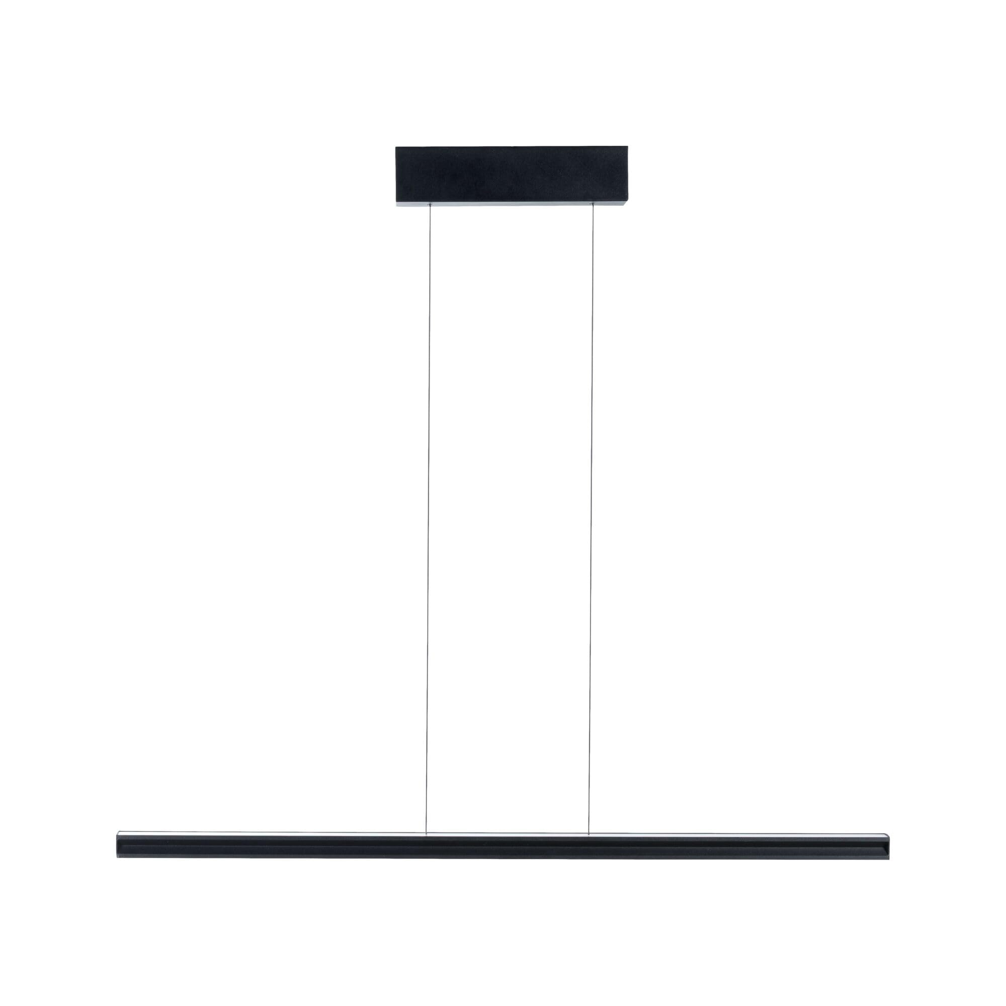 Paulmann 78477 LED Pendelleuchte Lesko RGBW+ dimmbar 2300lm / 370lm 19W / 3W Schwarz matt