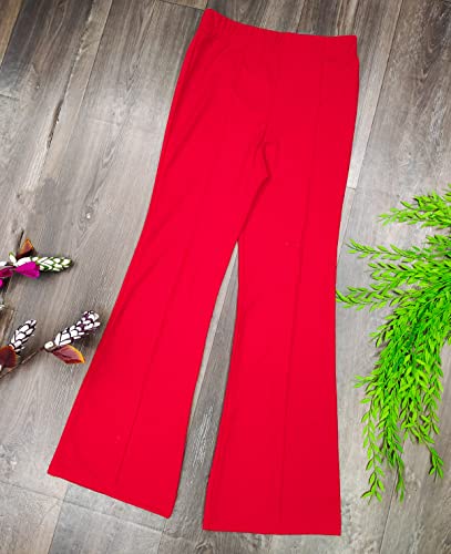 Image of Leriya Fashion Women's Yoga Dress Pants Stratchable Work Slacks Business Casual Office Straight Leg /Bootcut Elastic Waist Trouser for Women