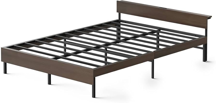 Amazon｜アイリスオーヤマ ウッドスチールベッド ダブル ベッド