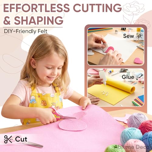 Image of Soft Felt Fabric Sheet 18 inch x 36 inch, 1.6mm Acrylic Craft Felt, Olive Green | Soft Thick Felt by The Yard, Large Precut Sheet, Nonwoven Fabric for Sewing DIY Crafts, Classroom & Home Decor