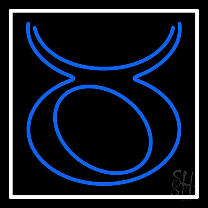 Blue Taurus LED Neon Sign 16