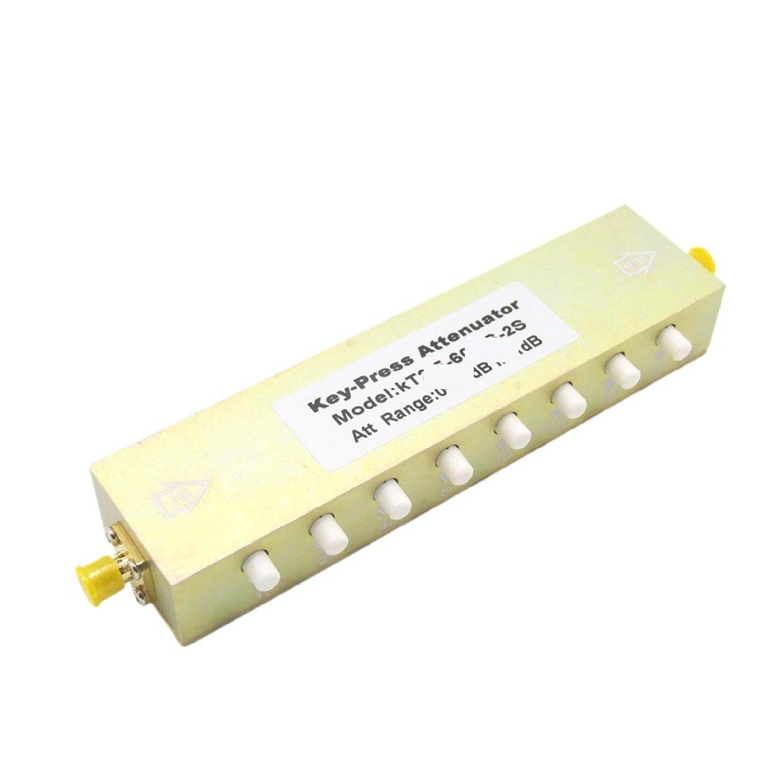 Atténuateur réglable Atténuateur réglable à bouton coaxial de type Sma, atténuateur à pas 0-90db/60/30(2W 0-30dB)