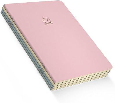 Retronote Magic Notebooks Series,  izgisiz, 4 Defter, 48 Sayfa, 10.5x14cm