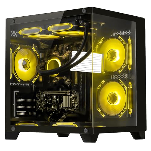 HOENGAGER pm}P[X Q[~OfXNgbvp\R - AMD Ryzen 5 5600GT 3.6GHz, 3200 MHz DDR4 32GB, 1TB SSD, 240mm N[[, 11AC Wi-Fi, Windows