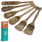 ssential Set for Everyday Cooking Essential wooden spoons for cooking set designed for daily kitchen use, includes core spoons and spatula tools suitable for stirring, cooking and serving a wide range of meals Nonstick Cookware Safe Smooth Surface Cr...