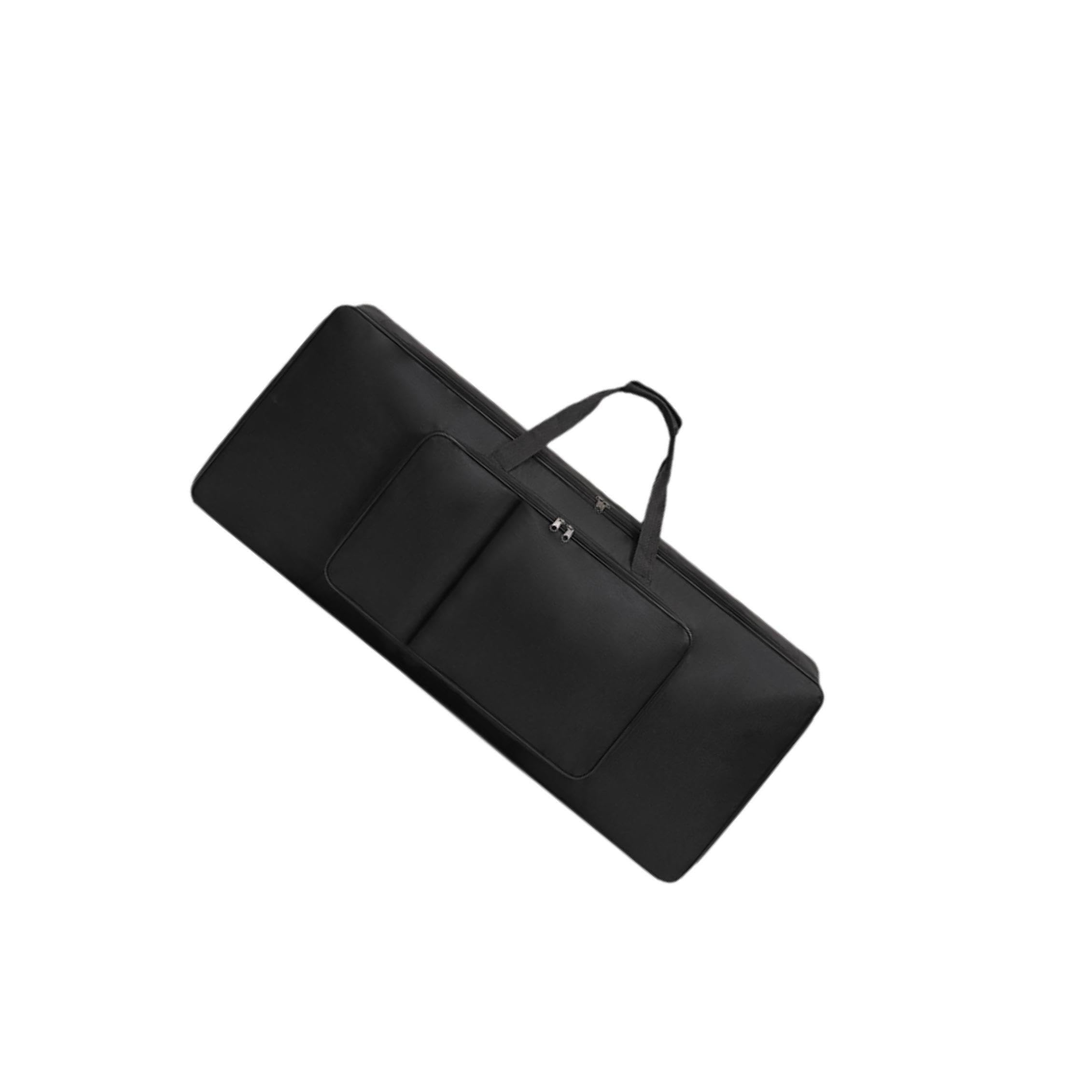 Funda para teclado de piano de 61 teclas, impermeable, de tela Oxford, duradera y reutilizable, funda de viaje para teclados musicales, protector impermeable para