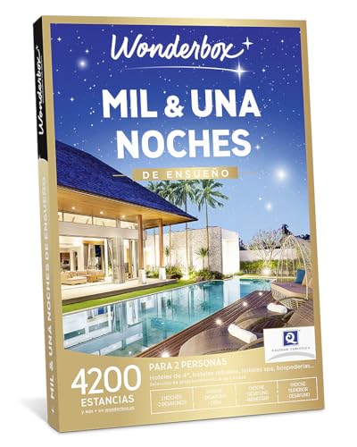 WONDERBOX Caja Regalo - MIL & UNA Noches DE ENSUEÑO - una Estancia con Diferentes Opciones a Elegir Entre 4.200 estancias de ensueño para Dos Personas.
