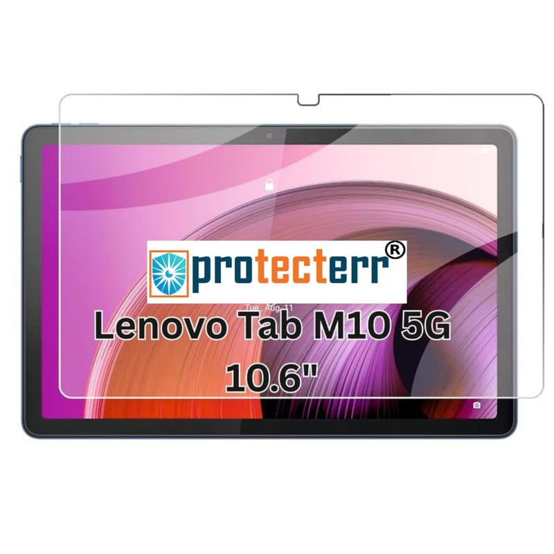 Image of Unbreakable Screen Protector Guard for Lenovo Tab M10 5G 10.6 inch Tablet, |1 Pack| 9H Flexible PET Film, HD Clear, Anti-Scratch, Bubble-Free (Not a Tempered Glass)