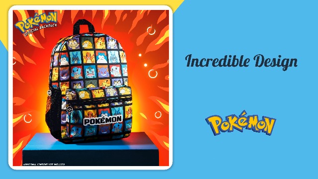 Set Zaino Pokémon Per Bambini - 4 Pezzi Con Borraccia, Astuccio E Borsa Pranzo | Scuola E Gite - Foto 2