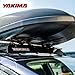 Yakima Windshield 52 Inch Sleek Versatile Design Aerodynamic Efficient Universal Steel Fairing with Band Style Attachment, Black