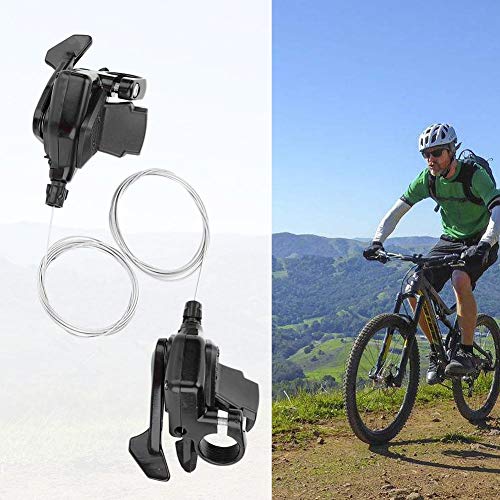 Dilwe Deragliatore per Bicicletta,1 Paio deragliatori per Bici, 3x7 / 8/9 velocità Sinistra/Destra Accessorio Cambio Cambio per Bicicletta