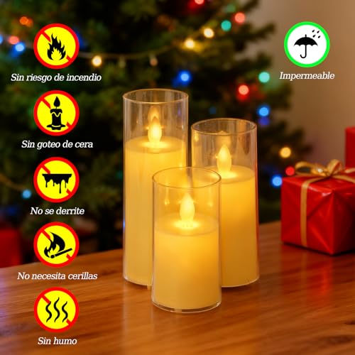 Velas eléctricas recargables 6 Imagen adicional