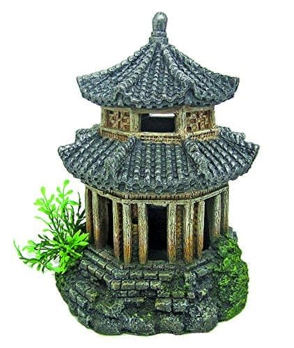 Amtra Wave Japan Temple Objet d'Ornement pour Aquariophilie