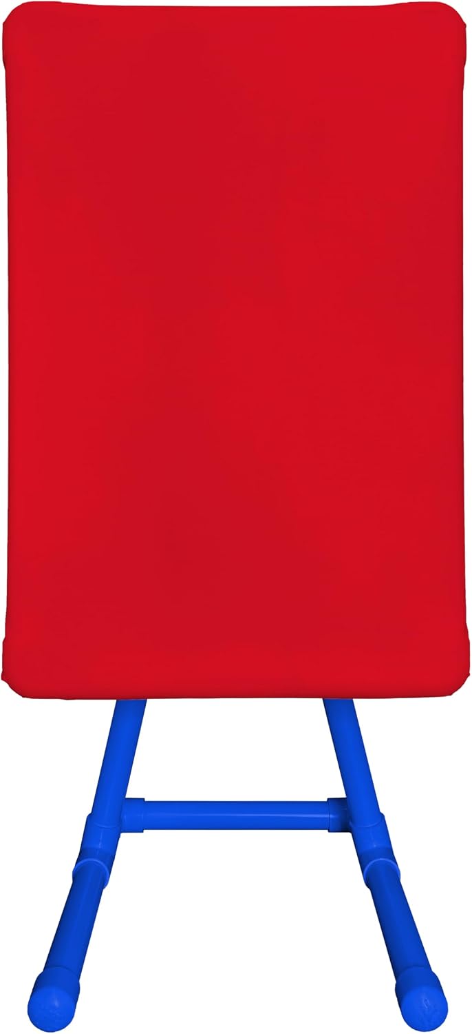 Target for Backyard Baseball - Adjustable & Weatherproof RED Strike Zone with a Royal Blue Base - Compatible with All Plastic Baseballs
