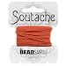 BeadSmith Soutache Braided Cord 3mm Wide - Saffron Orange (3 Yards)