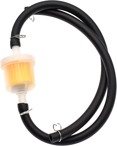 Miniatura 5 de Manguera de combustible de 14, abrazaderas de filtro de aceite, válvula de cierre de combustible en línea, interruptor de gasolina para 50cc 70cc