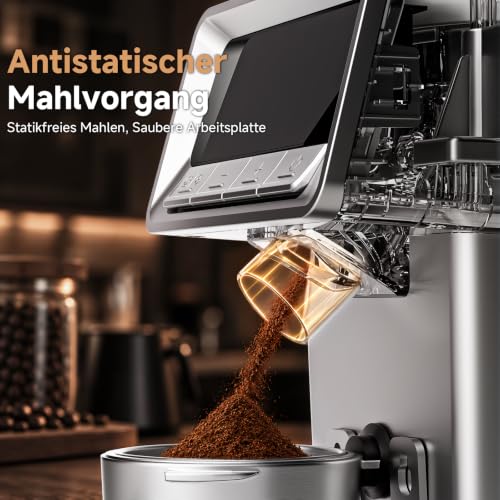 AAOBOSI Kaffeemühle, Antistatik, 40 Mahlgrade, LED-Display – Ansicht 5