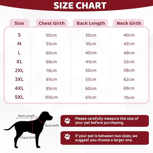 CITÉTOILE Hundemantel Winter, Wasserdicht & Winddicht Mit Geschirr für Kleine, Mittlere und Große Hunde, Reflektierende Hundejacke Mit Bauchschutz