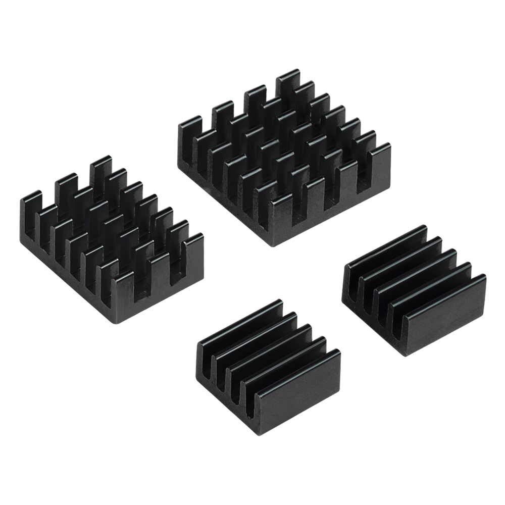 REES52 Heatsink for Raspberry Pi 4 Model B - Pack of 4 PCs - Raspberry Pi heatsink (Black) (B08KHJ9N13) Amazon Price History, Amazon Price Tracker