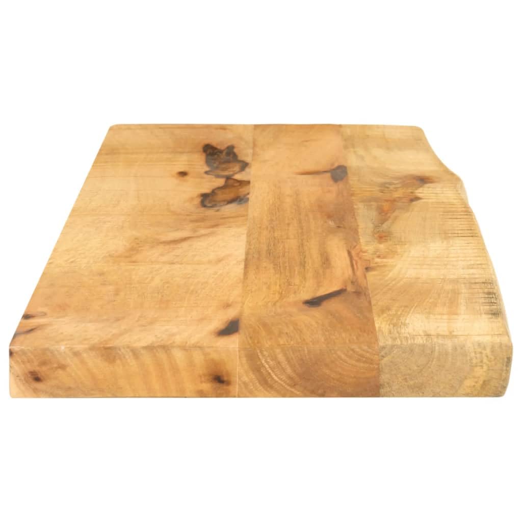 vidaXL Tablero de Mesa Borde Natural Madera Maciza Mango 90x40x3,8 cm, Superficie de Mesa, Tablero de Reemplazo