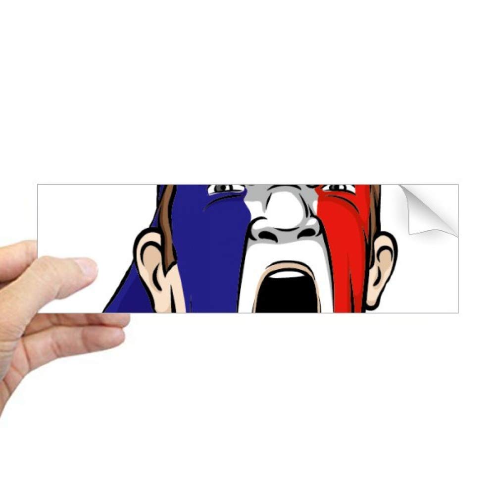 Masque de maquillage visage drapeau de la France : personnalisez enfin votre ordinateur terne
