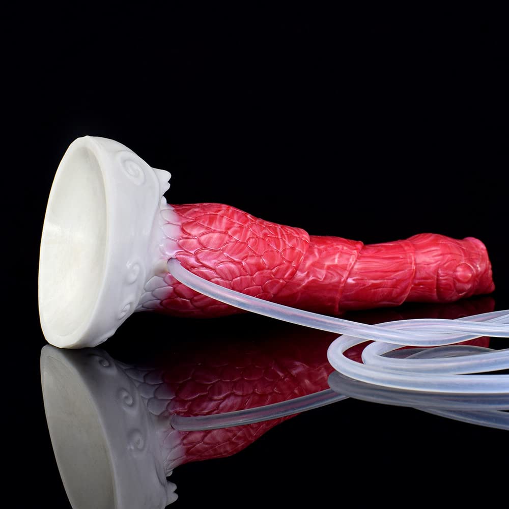 Gode à fonction d’éjaculation Gode animal réaliste XL avec ventouse Gode naturel 23 cm Gode chien Masturbateur point G Plug anal Sextoy pour femmes Extrême dur