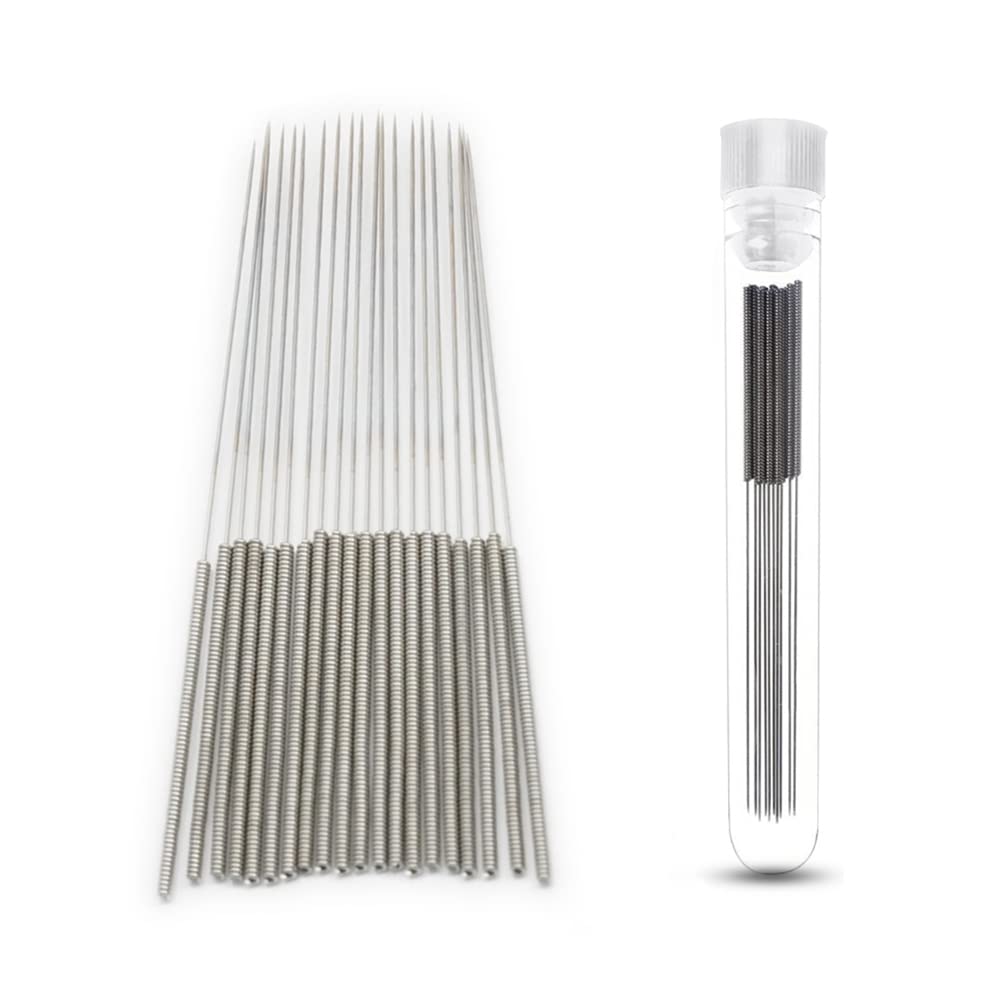 3D Printer Nozzle Cleaning Kit: 20-Pack 0.4mm Stainless Steel Nozzle Cleaner, 3D Printer Cleaning Needles for Creality Ender 3/K1/MK8/V6, No Clogger, Sturdy and Durable, Ease of Use, by 5APLUSREPRAP