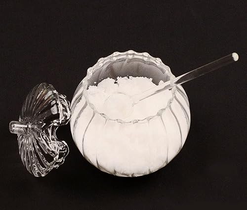 Miniatura 5 de Azucarero de vidrio transparente con tapa y cuchara