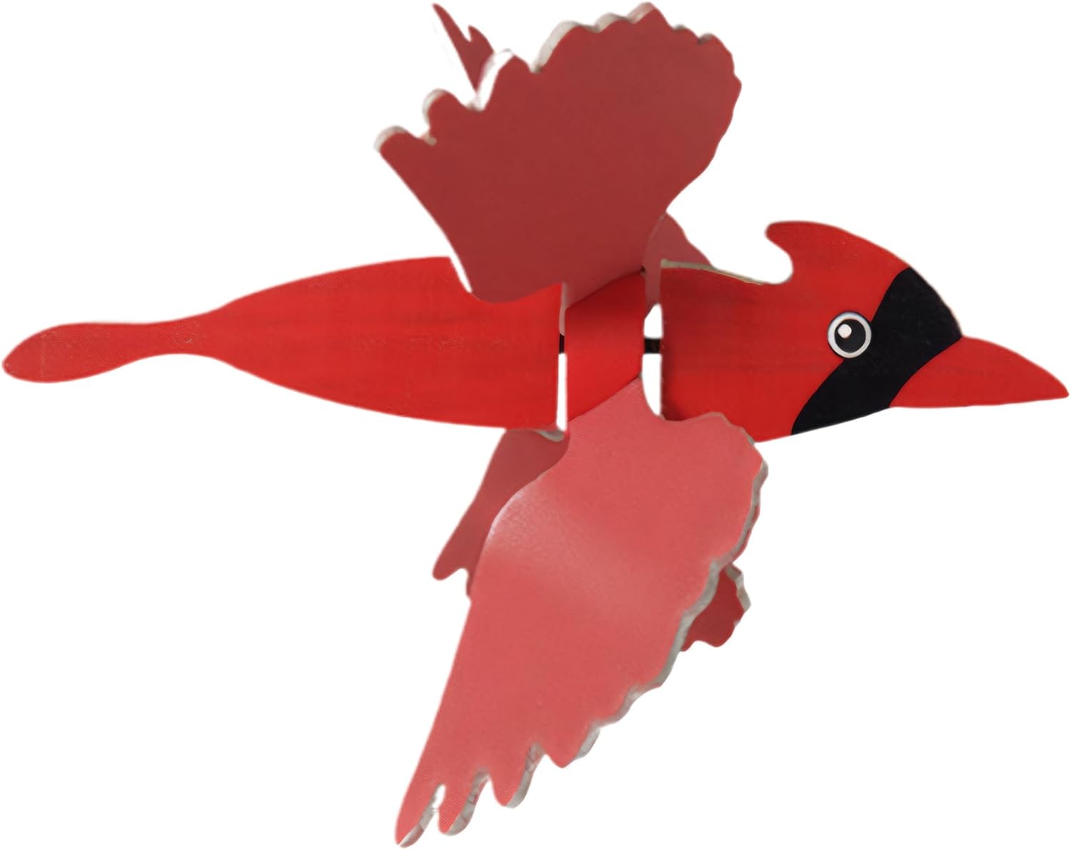 Whirligigs Cardinal Wooden 360° Rotating 10.3x6.3 in Whirlybirds for