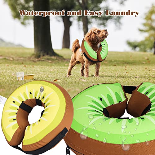 Dog Recovery Collars & Cones, Inflatable Dog Cone Collar, Dog Donut Collar, Adjustable Dog Cone Alternative After Surgery, Soft Dog Cones for Small Dog & Cats, Blow Up Pet E Collar, Soft, Cute Dog Recovery Collars & Cones, Inflatable Dog Cone Collar, Dog Donut Collar, Adjustable Dog Cone Alternative After Surgery, Soft Dog Cones for Small Dog & Cats, Blow Up Pet E Collar, Soft, Cute