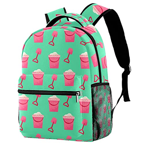 Sac à dos pour ordinateur portable grande capacité avec fermeture éclair multicolore