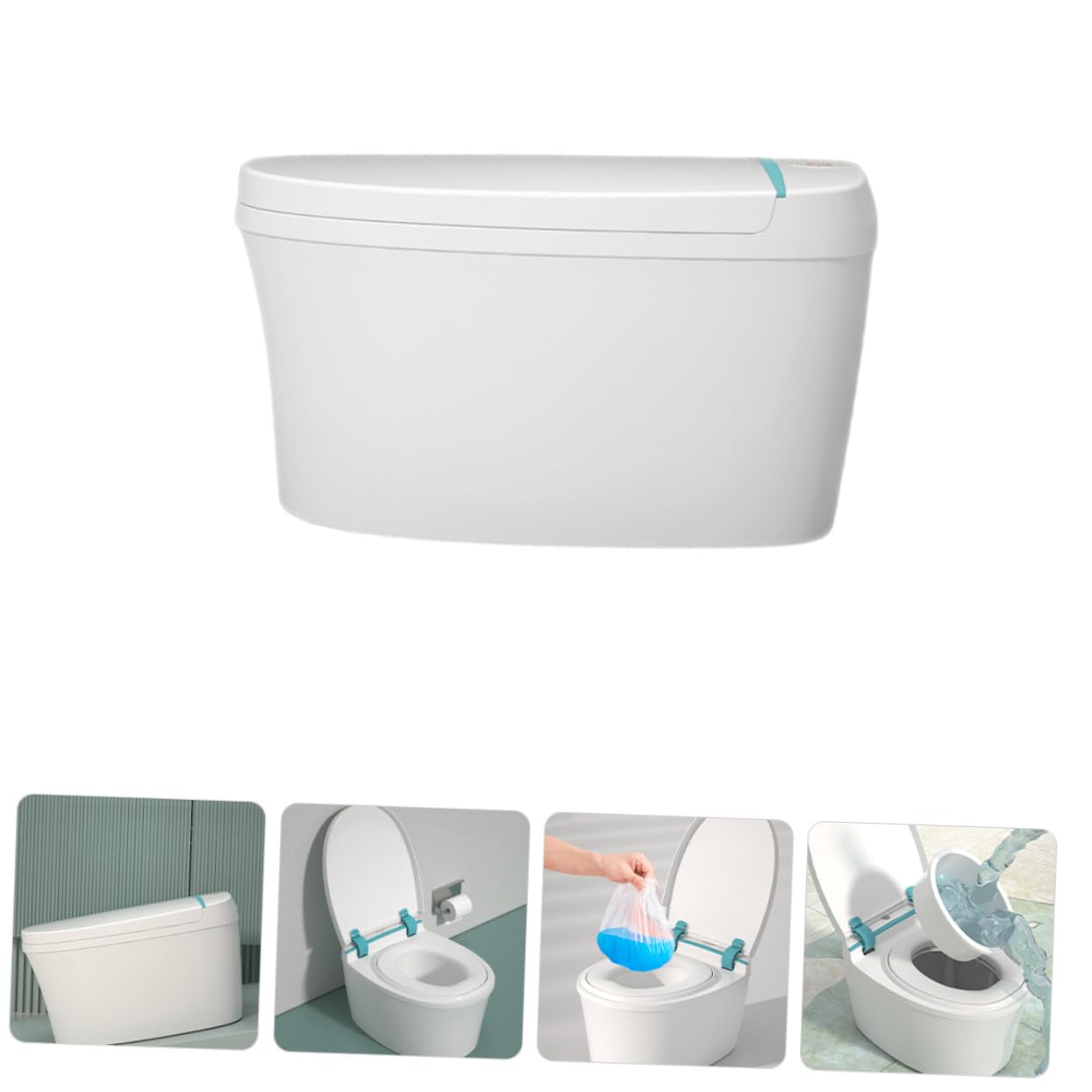 HEMOTON Töpfchen für Kleinkinder Tragbarer Toilettensitz mit Herausnehmbarem Einsatz Weicher Sitz für Jungen und Mädchen für Hause und Unterwegs