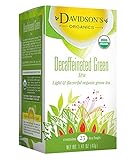 Davidson's Tea Decaffeinated Green, 25-Count Tea Bags , 1.41 OZ (Pack of 6)