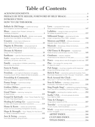 Rise Again Songbook | Words and Chords to 1200 Folk Songs for Sing Alongs, Campfires, and Music Groups | Vocal Fake Book for Community Singing and Musicians | Spiral Bound Edition - Image 4