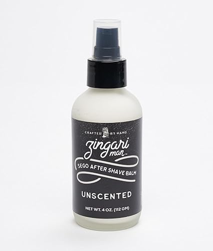 Zingari Man Bálsamo para después del afeitado, sin perfume, tratamiento para después del afeitado, crema de loción para después del afeitado para