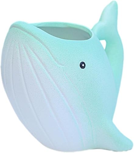 Miniatura 7 de Maceta de ballena  Bonita maceta de cerámica para suculentas de ballena de dibujos animados  Maceta de aire para plantas, caja de ventana,