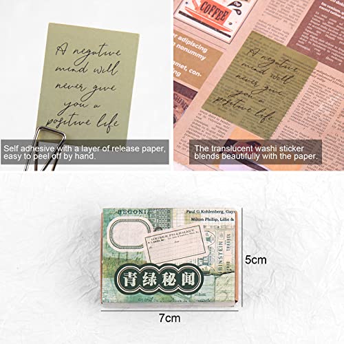 Risypisy 400Pcs(4 Boxes) Vintage Stickers, Floral Plant Label Scrapbooking Sticker For Crafts, Planners, Journals, Cell Phone, Calendars, Office Supplies #TOP2