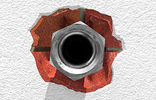 fischer Repair AC Reparaturmörtel, geruchsarmer Mörtel, witterungsbeständige Dichtmasse für den Innen- & Außenbereich, Kartusche für zahlreiche Anwendungen und Baustoffe, 310 ml, zementgrau