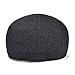 VOBOOM Men's Cotton Flat Ivy Gatsby Newsboy Driving Hat Cap (Style2-Dark Grey)