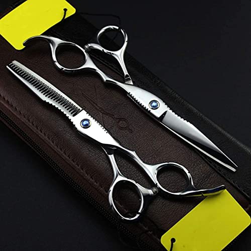 Ensemble de ciseaux à cheveux pour salons et coiffure à domicile
