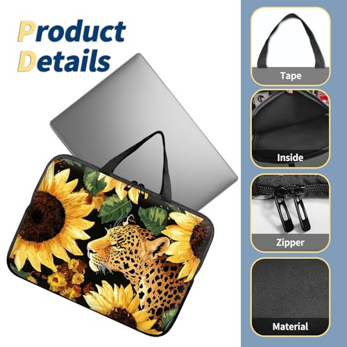 Funda para laptop de 17-17.3 pulgadas resistente y con asas miniatura 4