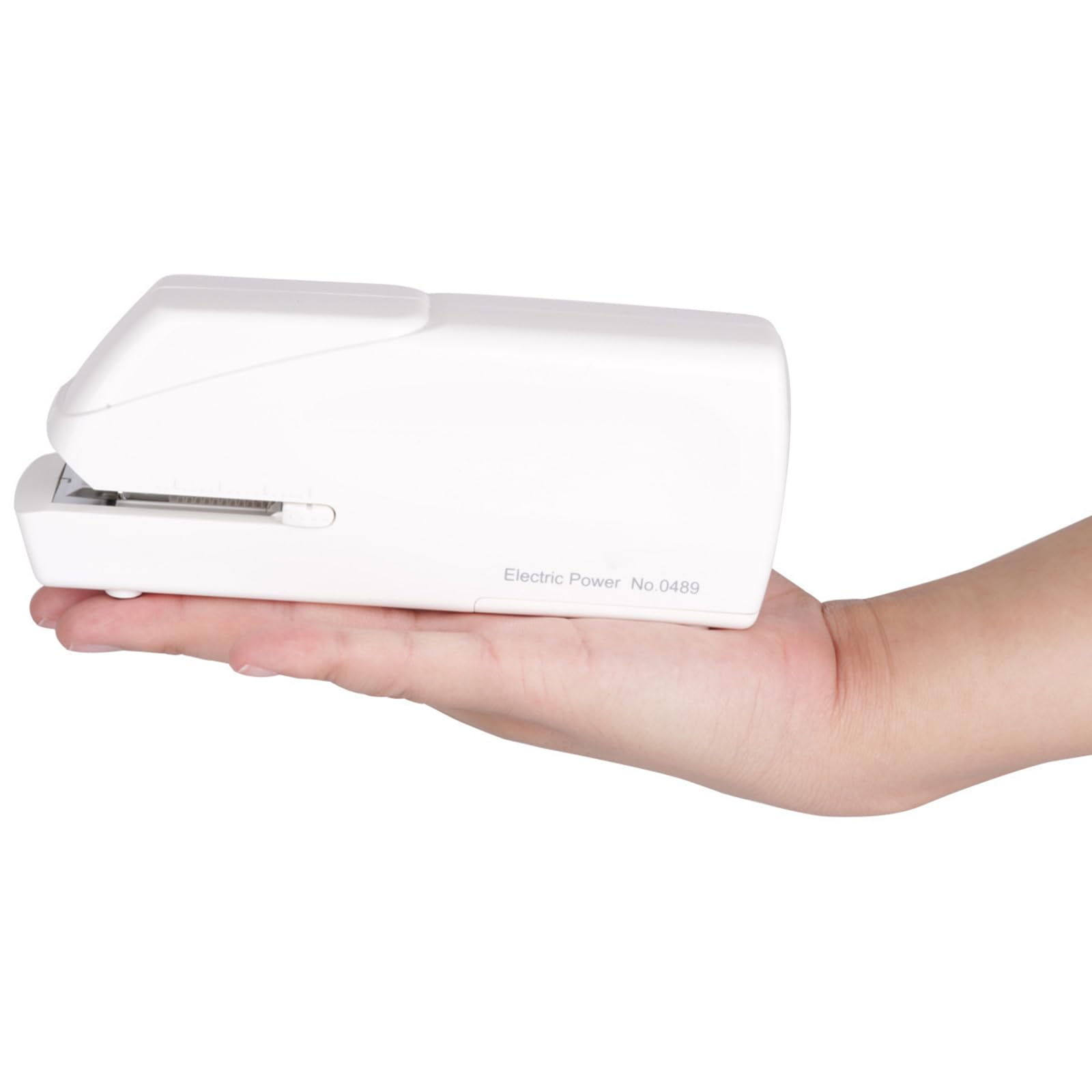 Grapadora eléctrica automática con capacidad para 20 hojas, funciona con pilas, para suministros de papelería de oficina, escuela