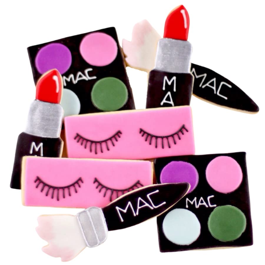 1 Dz. Make Up Cookies! Glamour Themed Birthday Party Favors or Event Gift!