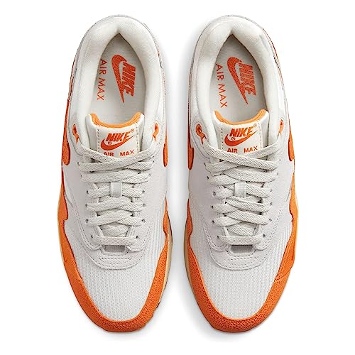 Image of Air Max 1 Women's Trainers - Light Bone Magma Orange by Nike